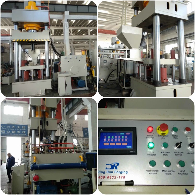 500-Ton Four-Column Automatic High-Efficiency Salt Block Production Line Customized Oil Hydraulic Press Machine with CE ISO9001 Powder Material Forming