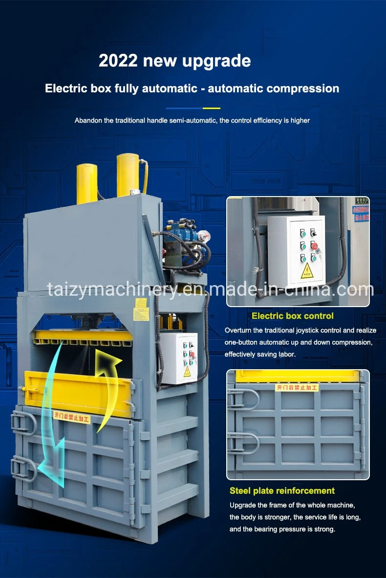 Waste Paper Hydraulic Press Baler 120t Hydraulic Vertical Baler Machine