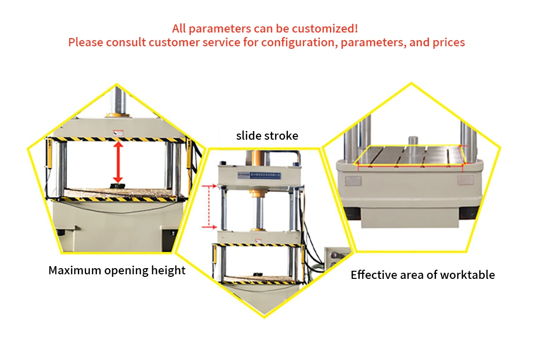 100t Three Beam Four Column Hydraulic Press Hydraulic Press Machine Oil Press Machine